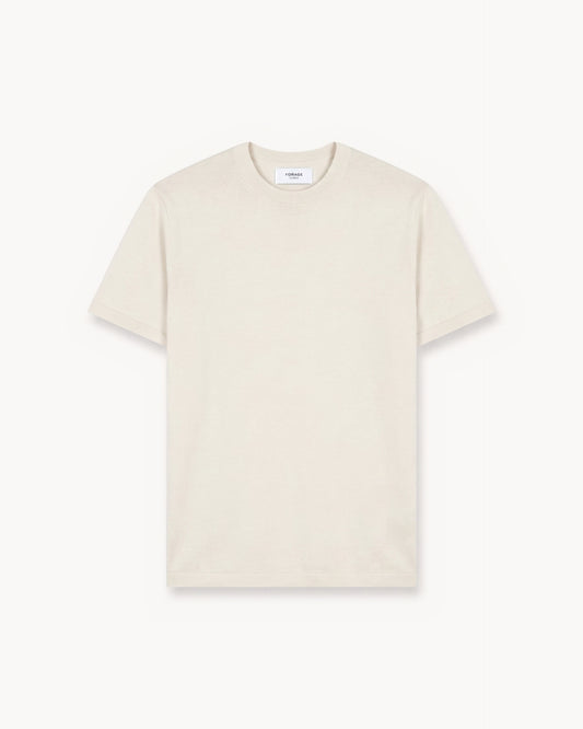 Blend Knit T-Shirt (Off-White)