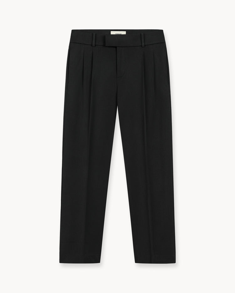 Suit Pants Loose Fit (Black)