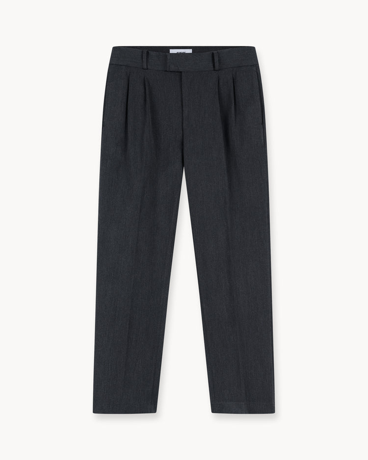 Suit Pants Loose Fit (Dark Grey)