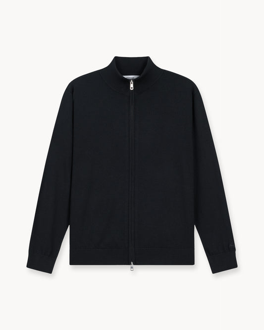 Merino Cardigan (Black)