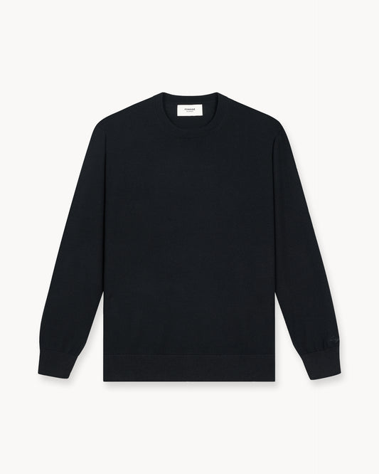 Merino Crewneck (Black)
