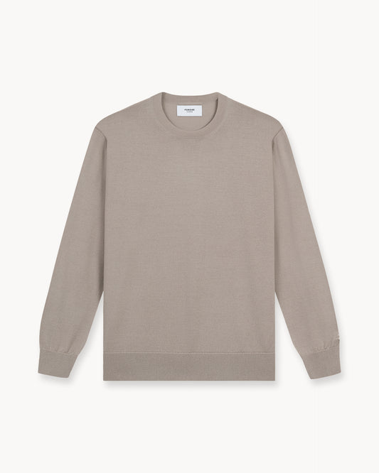 Merino Crewneck (Taupe)
