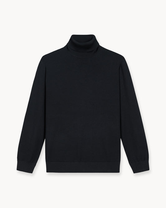 Merino Turtleneck (Black)