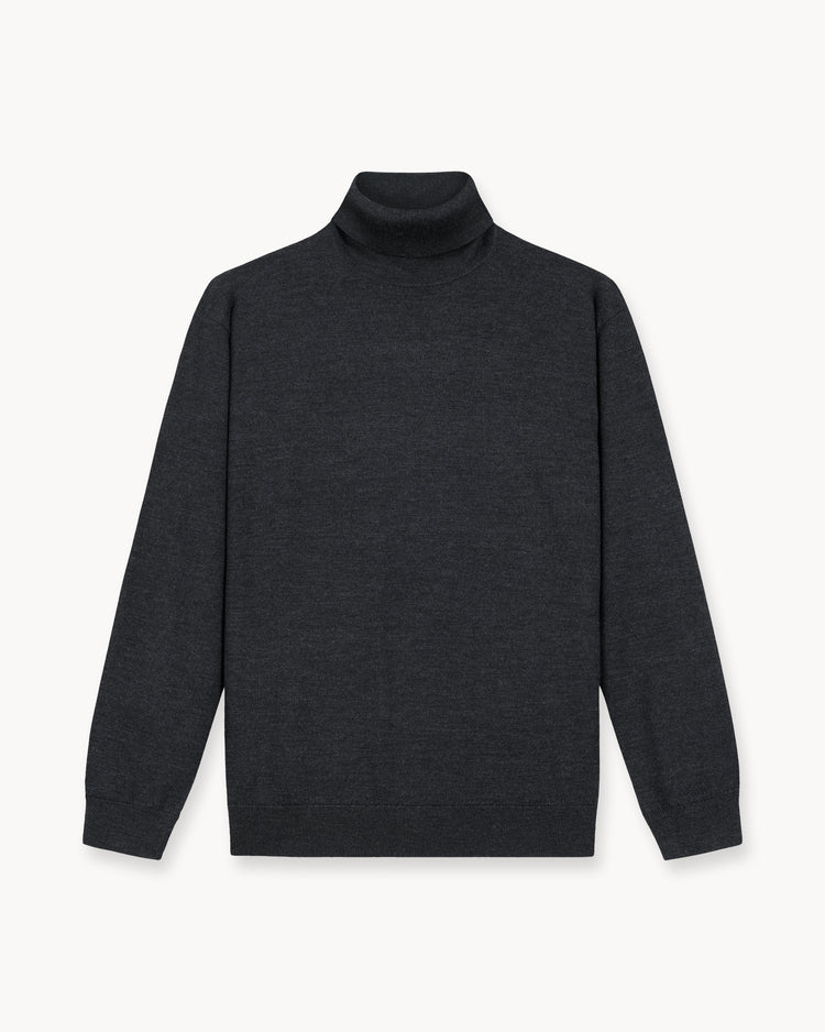 Merino Turtleneck (Dark grey)