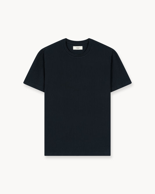Plissee T-Shirt (Black)