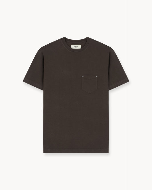 Pocket T-Shirt (Washed Brown)