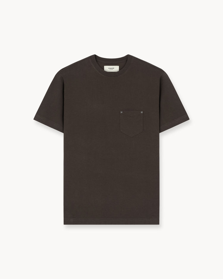 Pocket T-Shirt (Washed Brown)