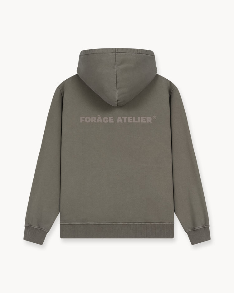 Vintage Atelier Print Hoodie (Seagrass)