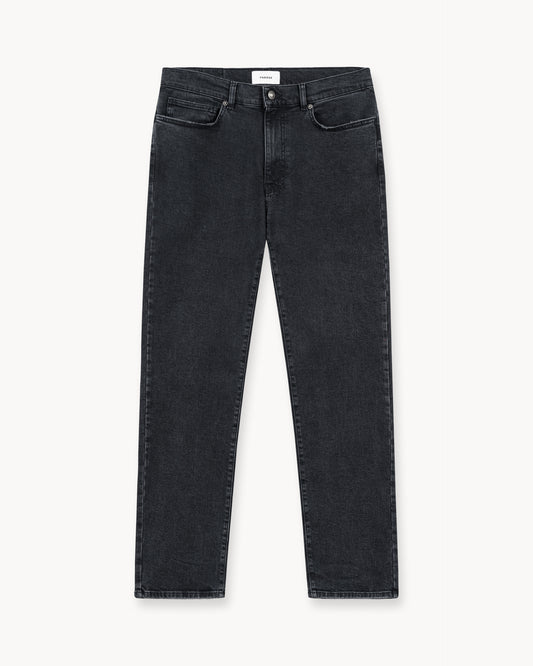 Essential Regular Fit Jeans (Washed Black)