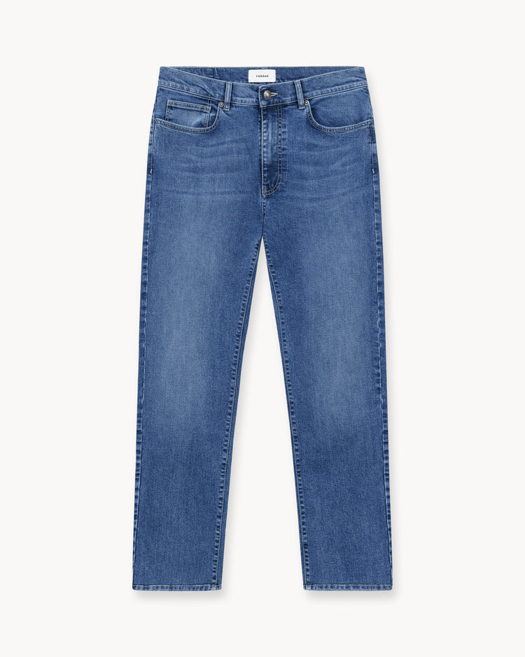 Essential Regular Fit Jeans (Mid Blue)