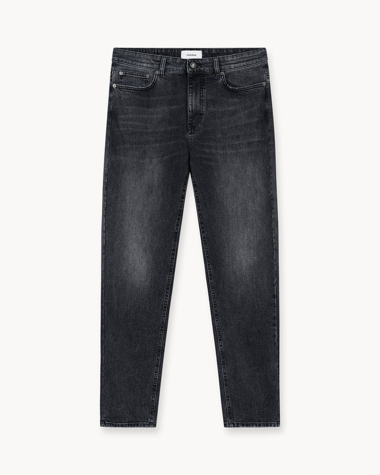 Essential Slim Tapered Fit Jeans (Dark Grey)