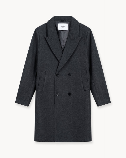 Wool Coat (Dark Grey)