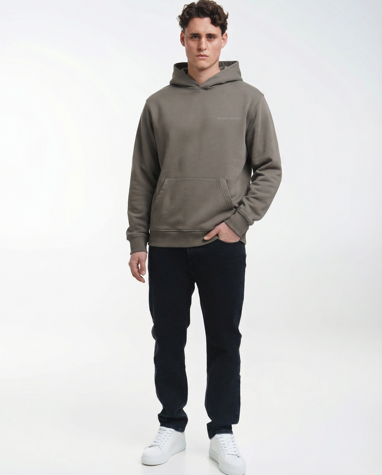 Vintage Atelier Print Hoodie (Seagrass)