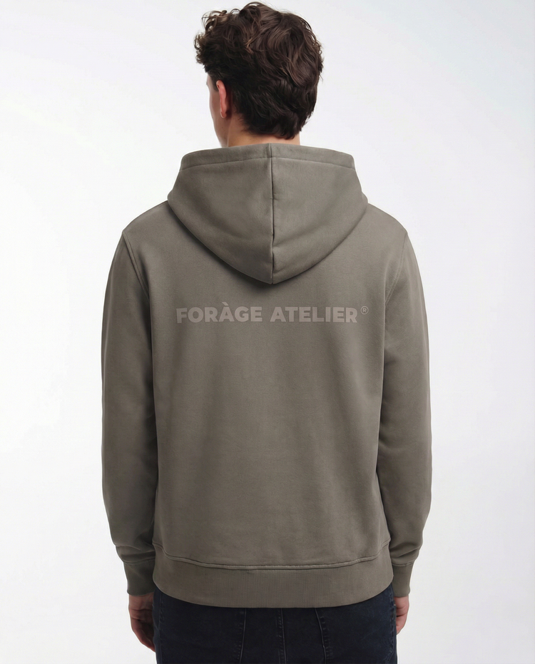 Vintage Atelier Print Hoodie (Seagrass)