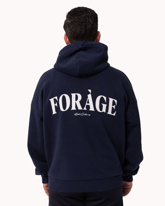 Art Gallery Hoodie Oversized (Navy)